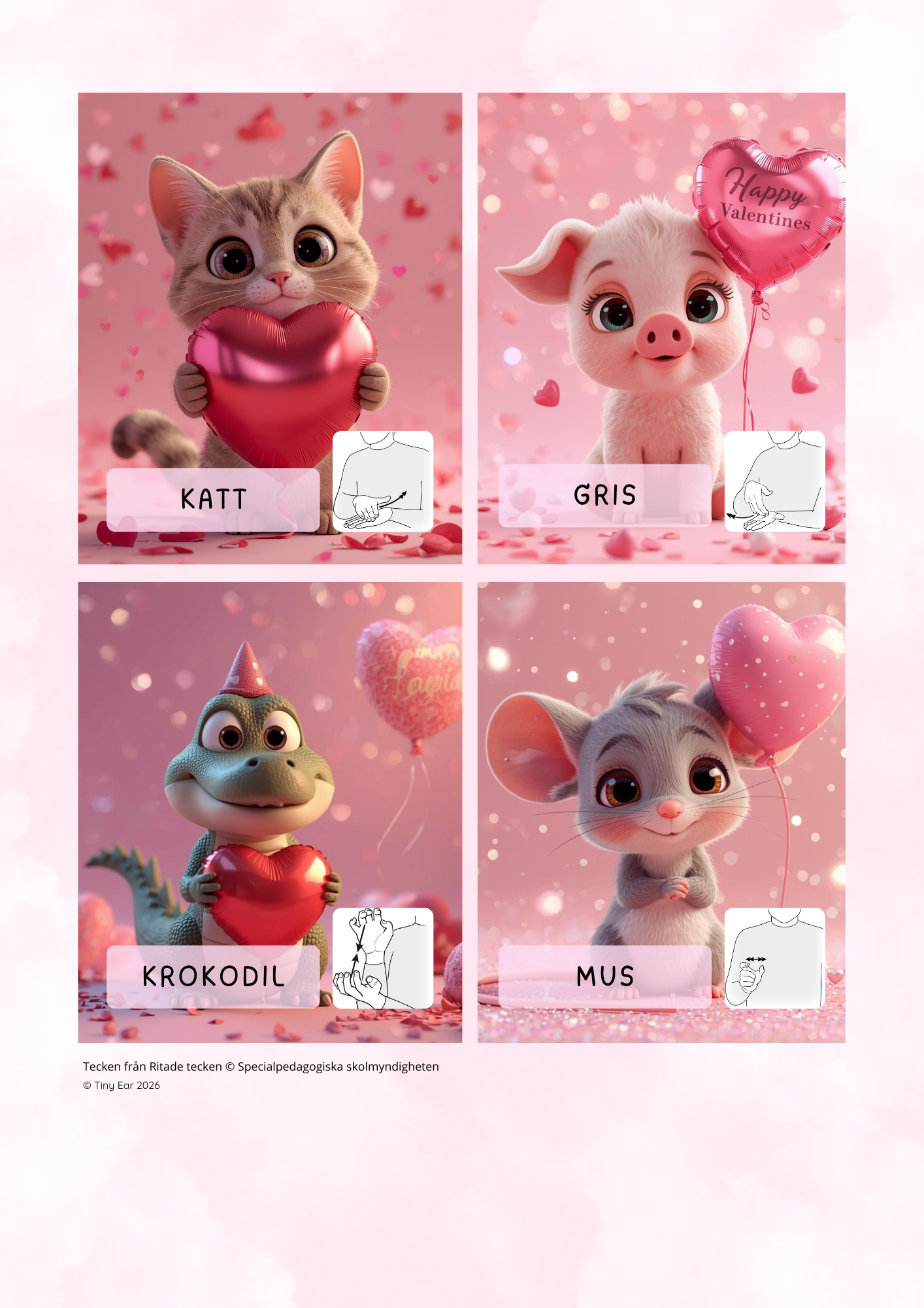 GRATIS KÄRLEKSTECKEN - DIGITAL PDF 💕