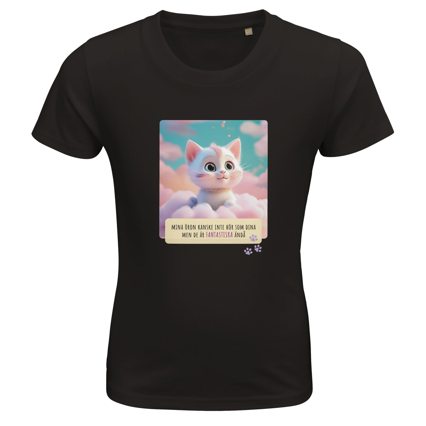 ECO Friendly T-shirt - Mina öron kanske inte hör som dina men de är fantastiska ändå