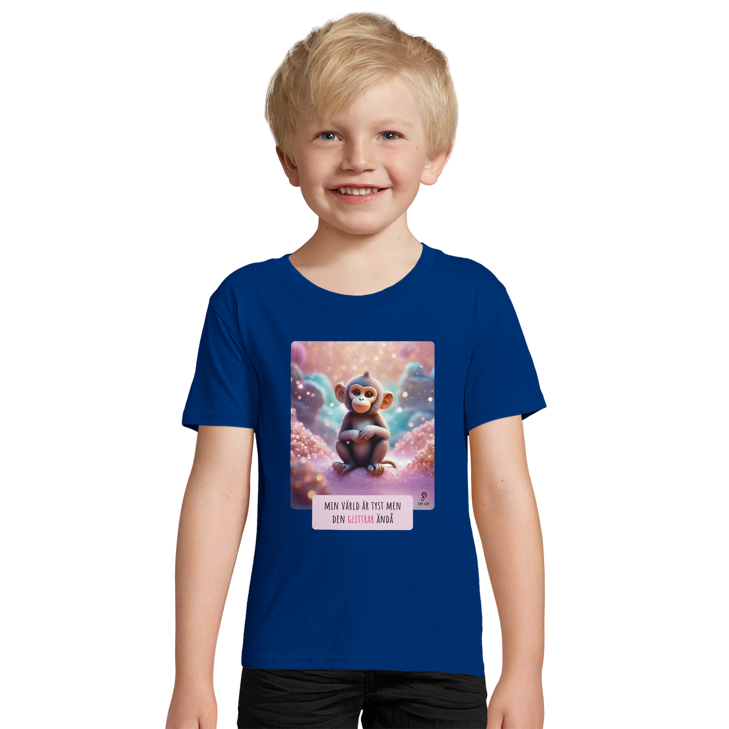 ECO Friendly T-shirt - Min värld är tyst men den glittrar ändå