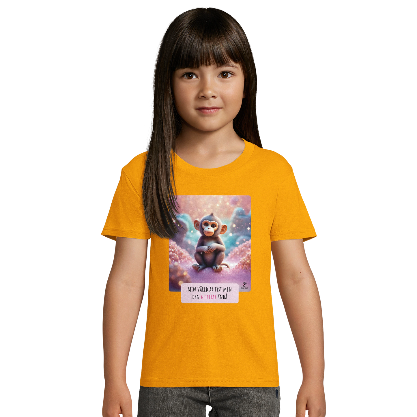 ECO Friendly T-shirt - Min värld är tyst men den glittrar ändå