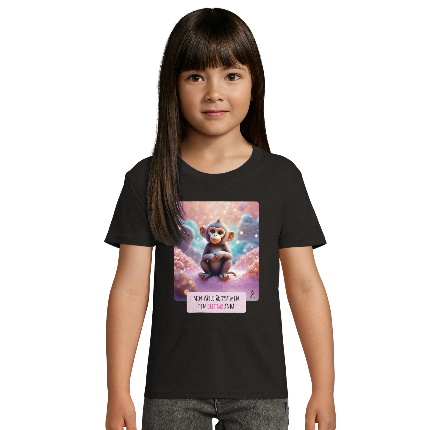 ECO Friendly T-shirt - Min värld är tyst men den glittrar ändå