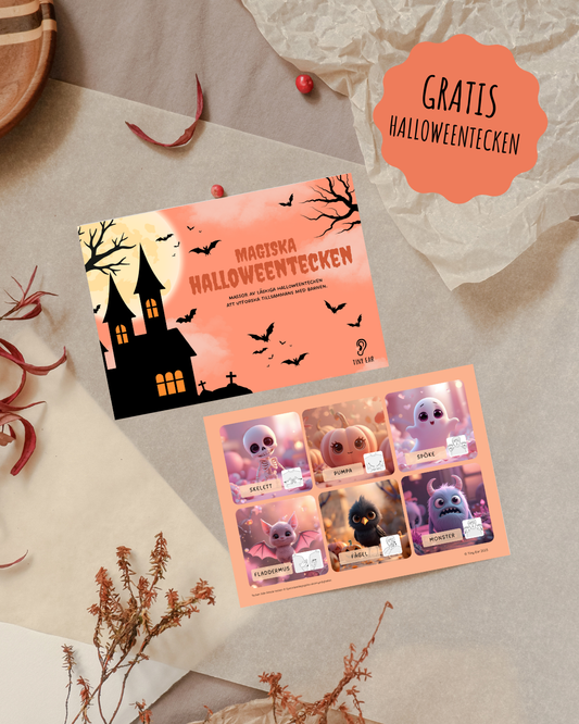 Gratis pdf med Halloweentecken! 🎃👻🕷️
