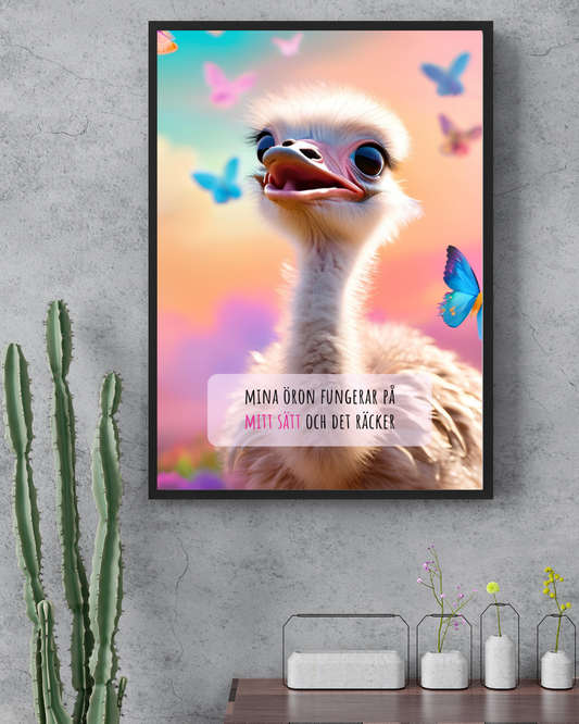 Poster - Struts - Mina öron fungerar på mitt sätt och det räcker