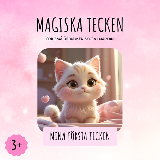 Magiska Teckenkort - Mina första tecken!