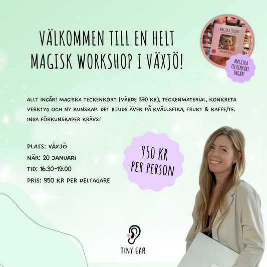 Magisk Workshop inom TAKK i VÄXJÖ - 20 januari 2027 💗