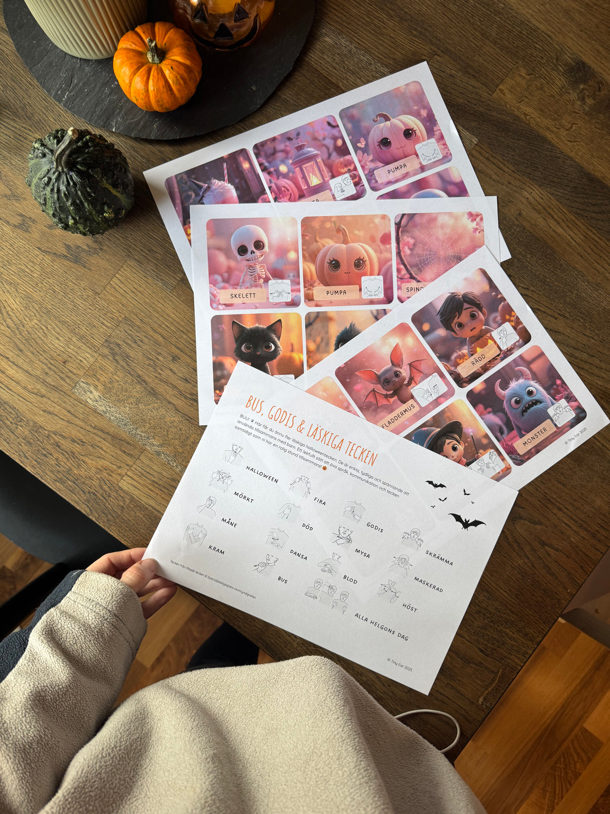 Gratis pdf med Halloweentecken! 🎃👻🕷️