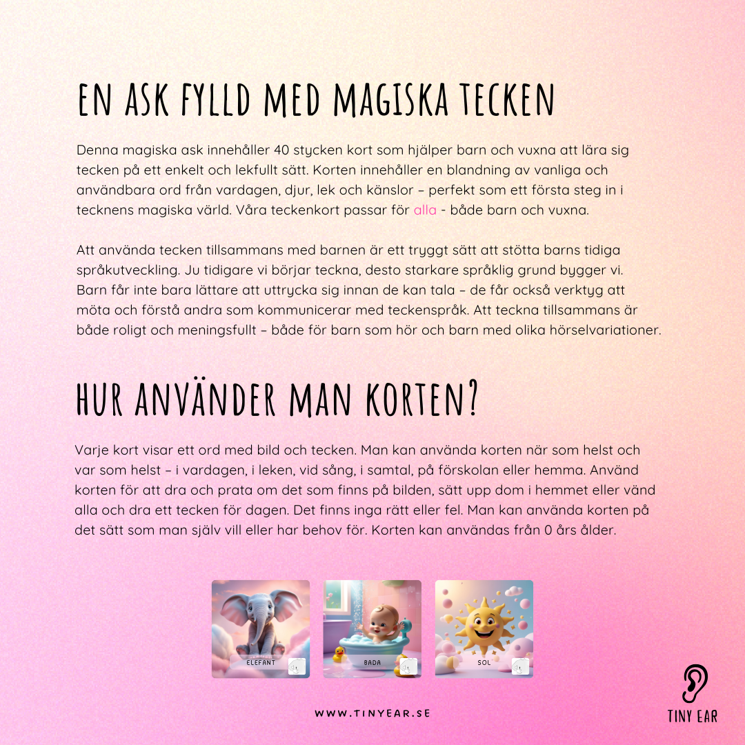 PDF - Magiska tecken - 42 teckenkort direkt på mail