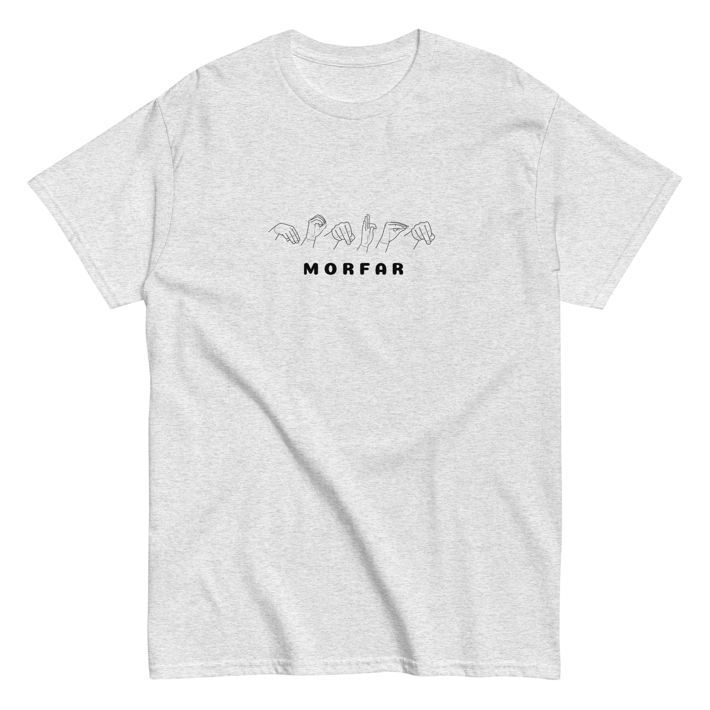 NYHET! Personlig t-shirt med text och tecken från handalfabetet!