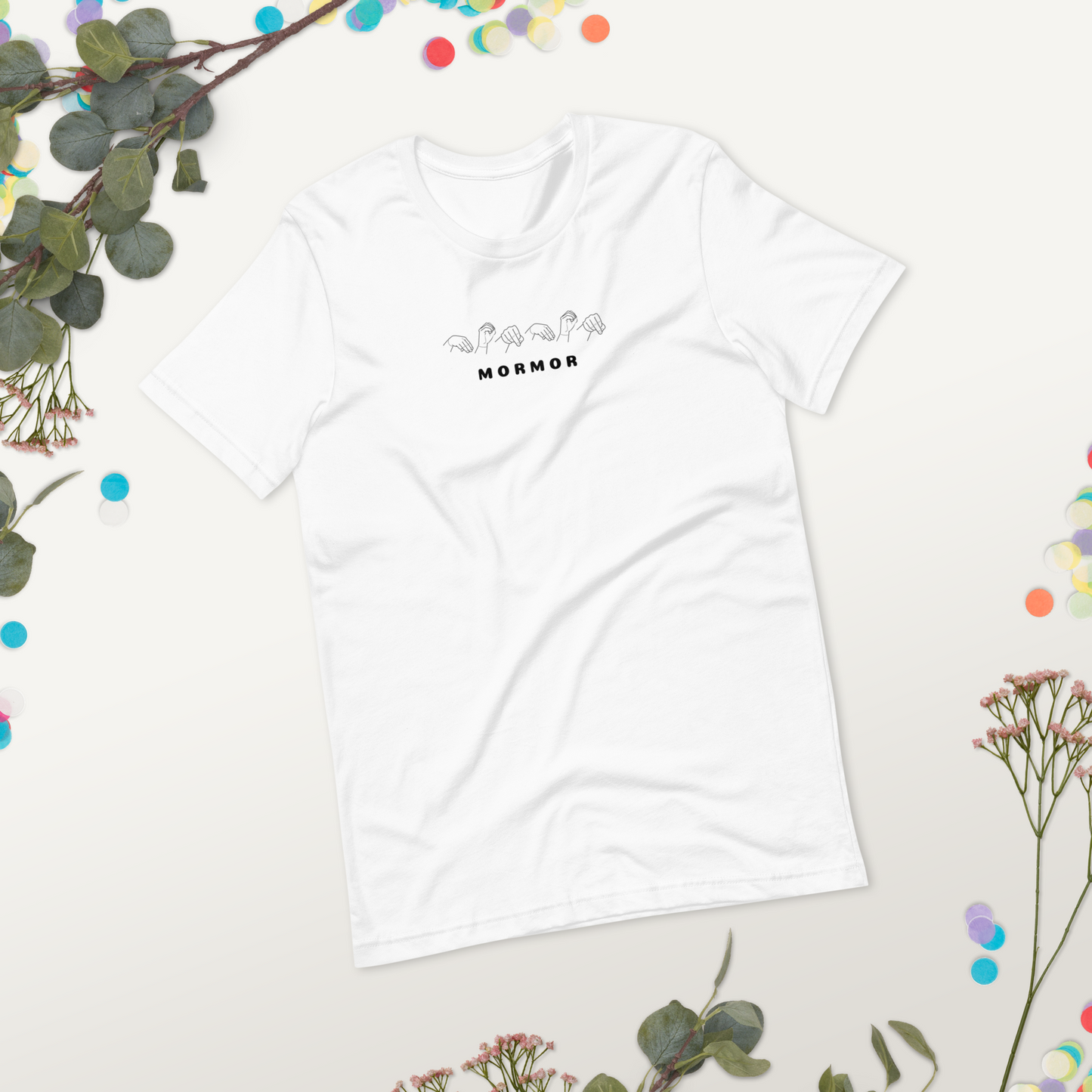 NYHET! Personlig t-shirt med text och tecken från handalfabetet!