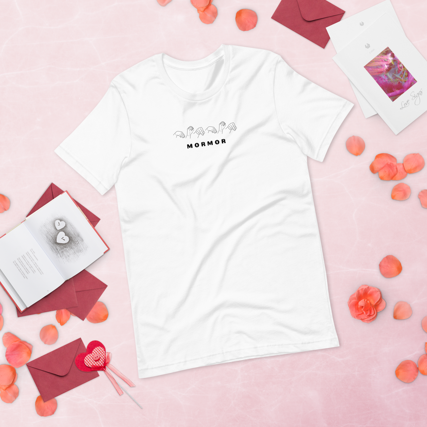NYHET! Personlig t-shirt med text och tecken från handalfabetet!